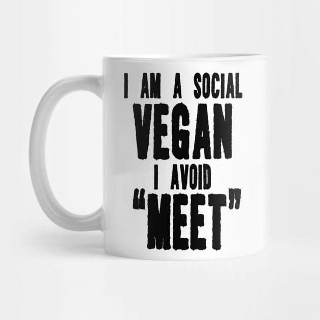 I Am A Social Vegan I Avoid Meet Shirt, Y2K Tee Shirt, Funny Slogan Shirt, 00s Clothing, Boyfriend Girlfriend Gift, Vintage Graphic Tee, Iconic by Hamza Froug